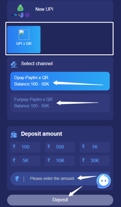 deposit